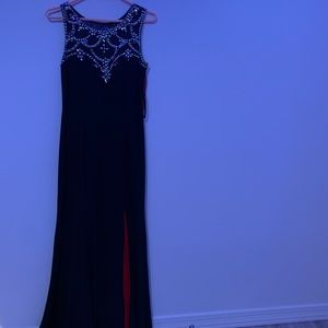 Formal black tie dress